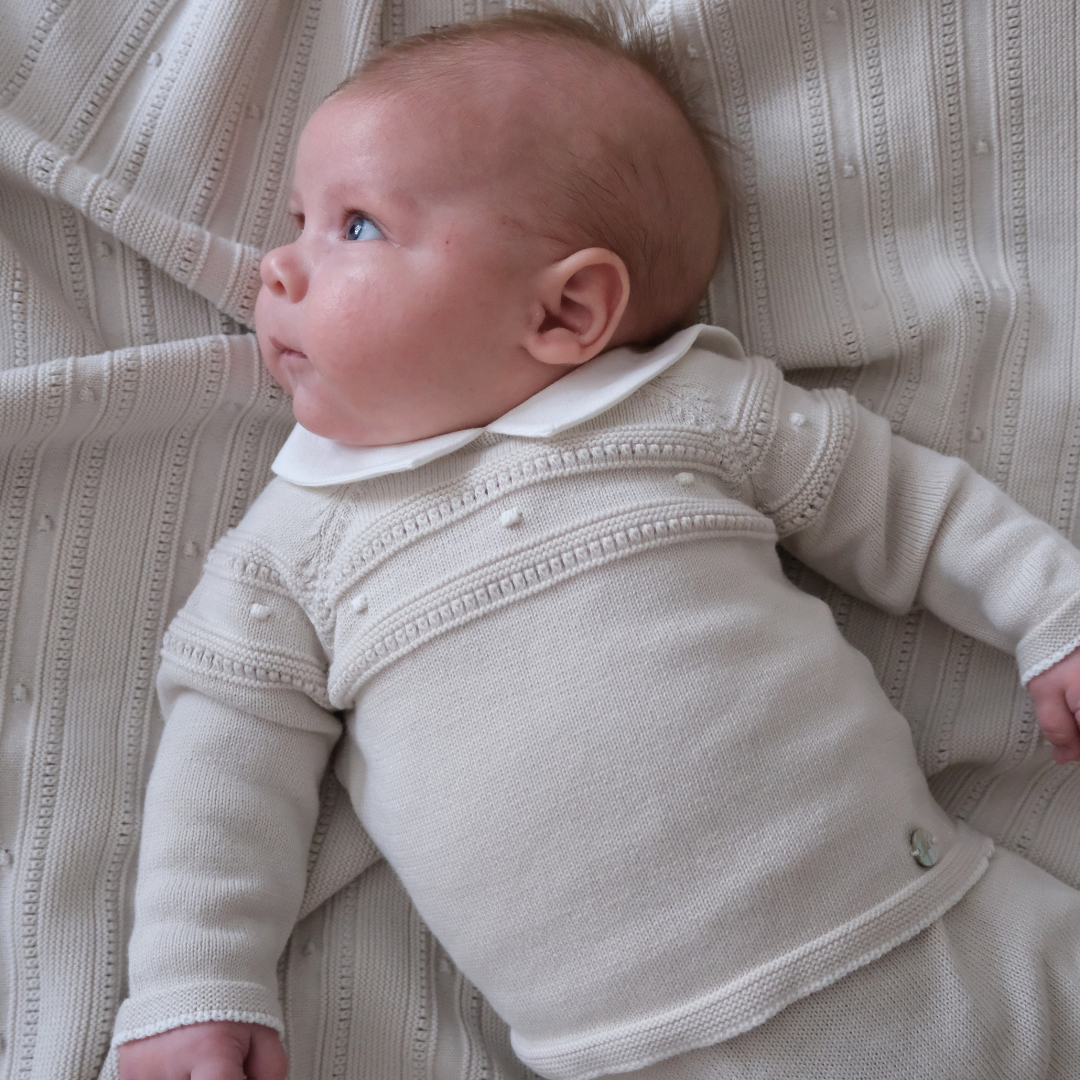 Conjunto punto Niagara beige