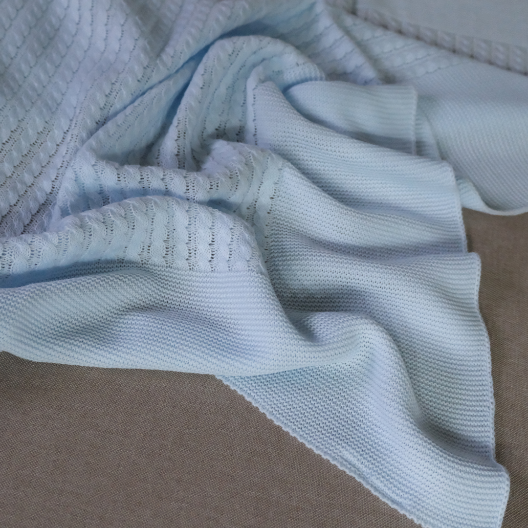 Manta Ignacio azul bebe