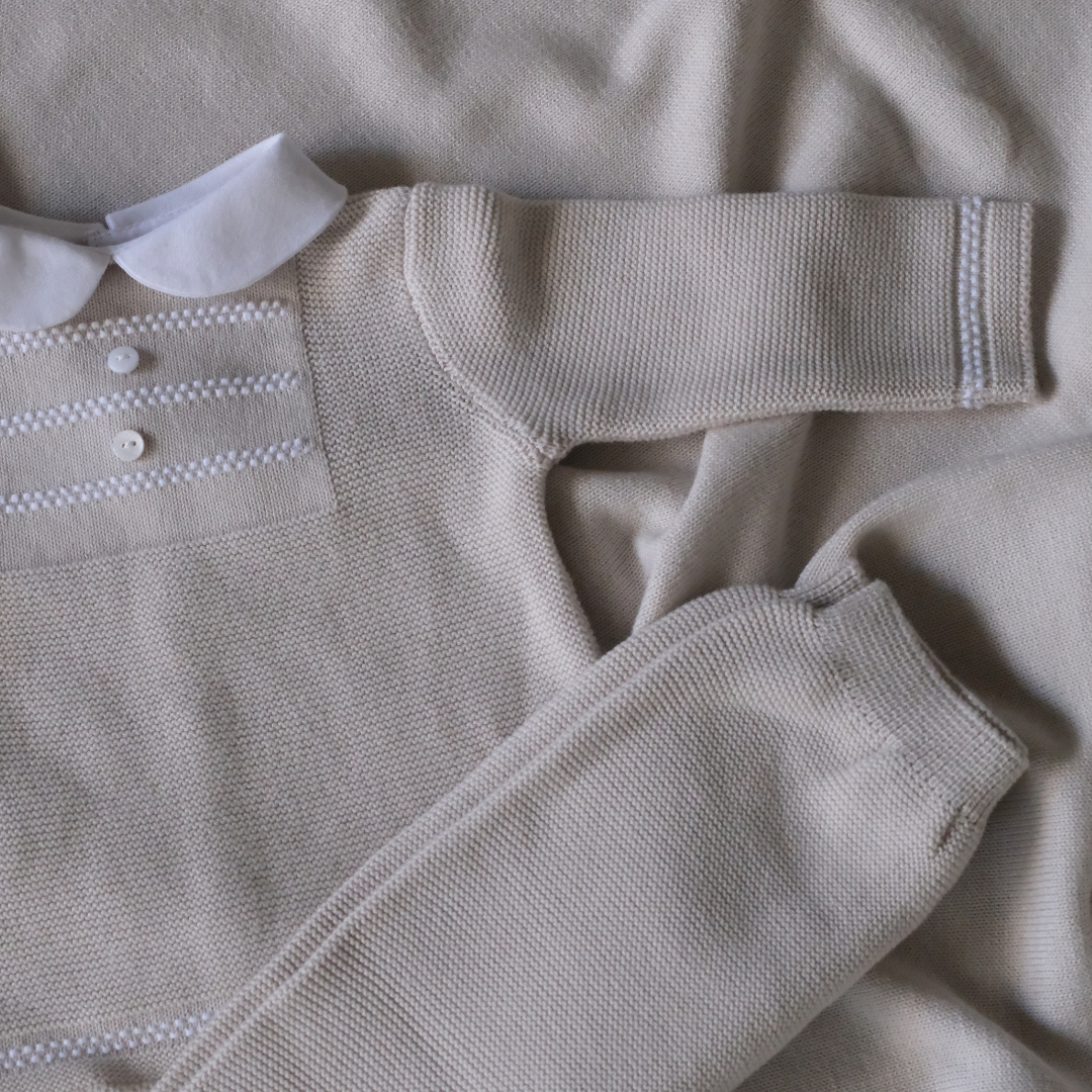 Conjunto punto Edmonton beige