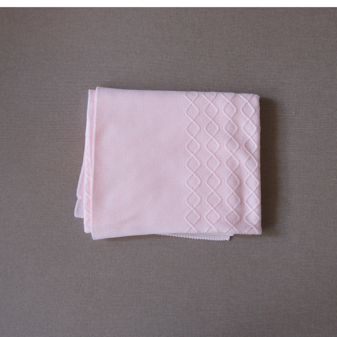 Manta Ana rosa bebé