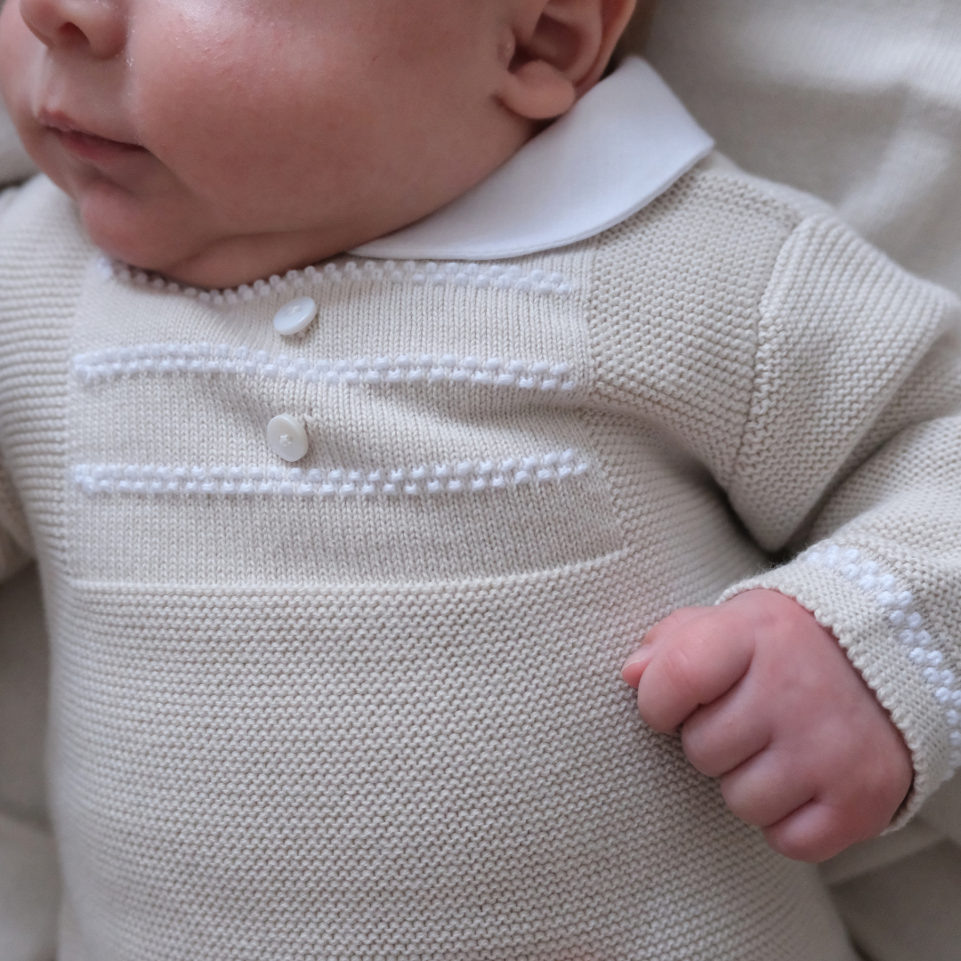 Conjunto punto Edmonton beige