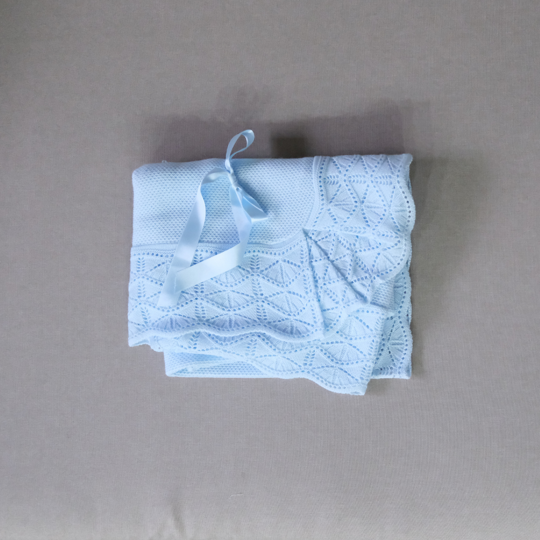 Toquilla Amaia azul bebe