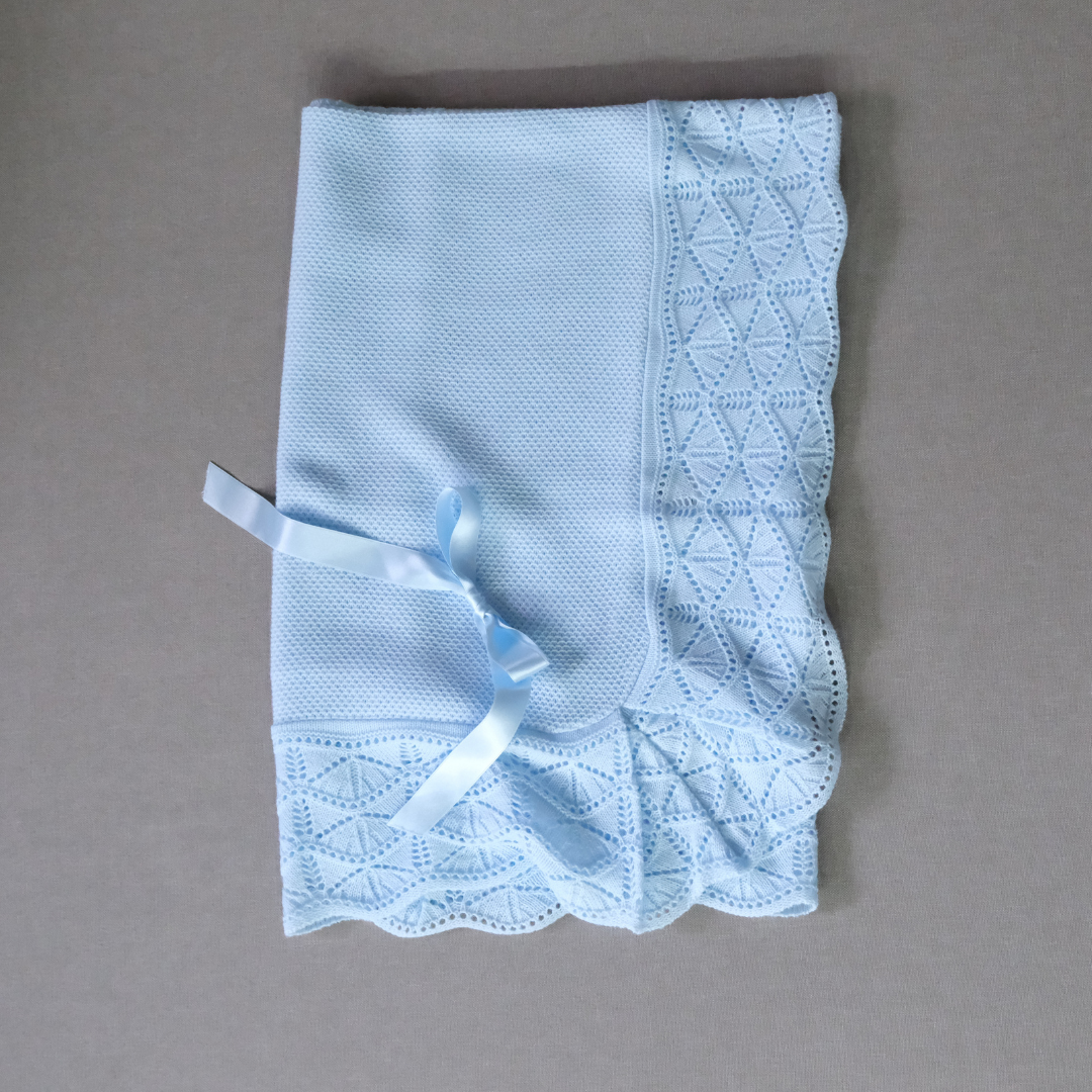 Toquilla Amaia azul bebe