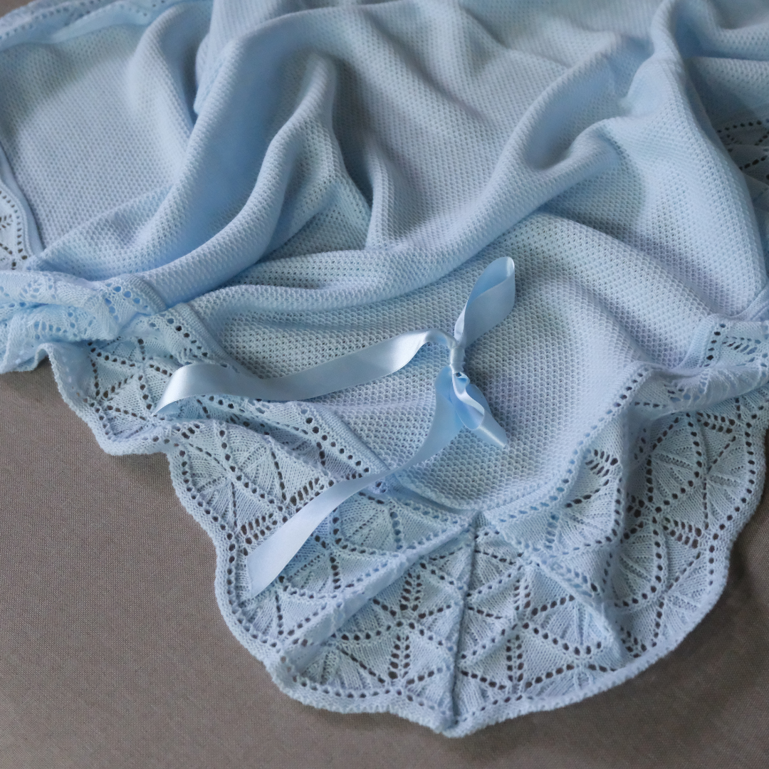 Toquilla Amaia azul bebe