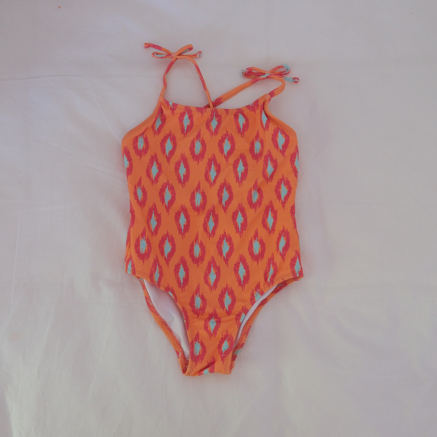 Traje de baño naranja fosfo