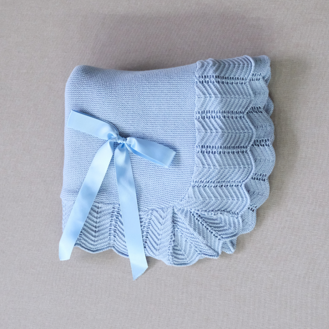 Toquilla Amaia azul empolvado