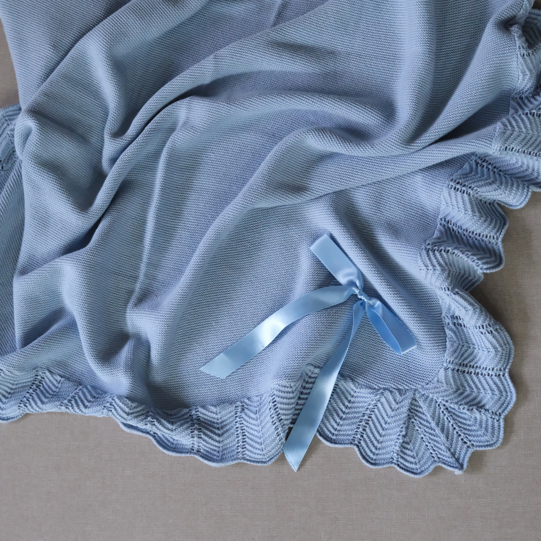 Toquilla Amaia azul empolvado