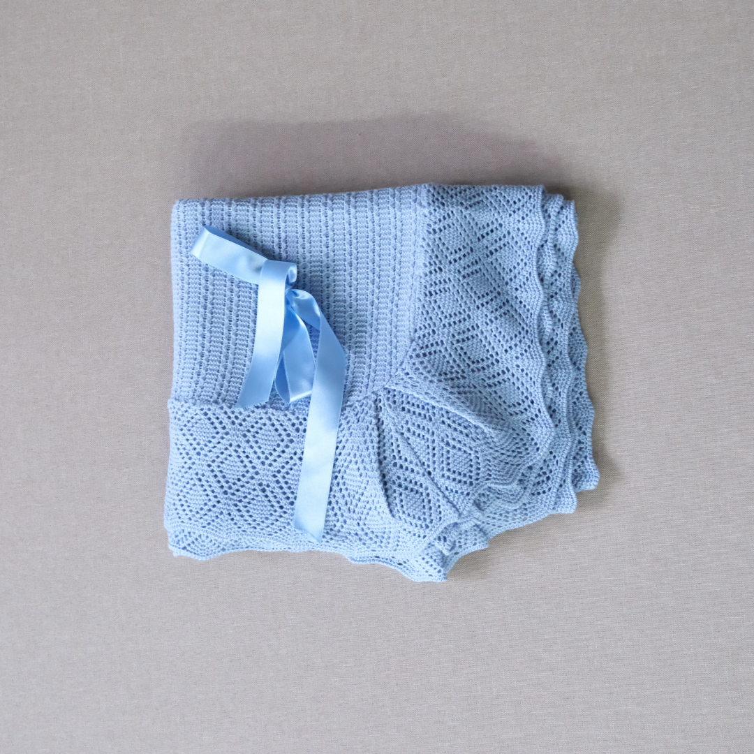 Toquilla Lucía azul fuerte