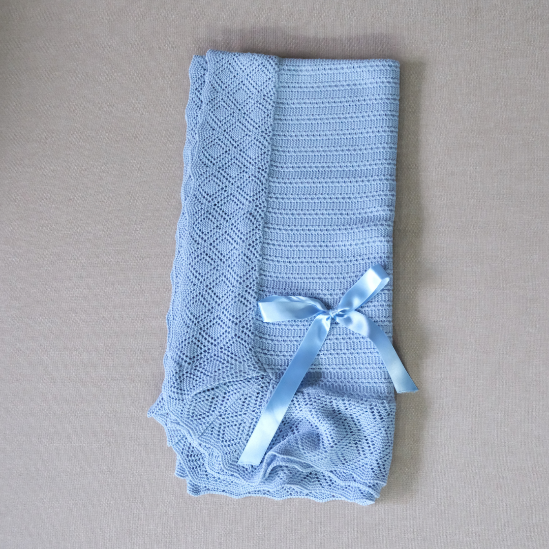 Toquilla Lucía azul fuerte