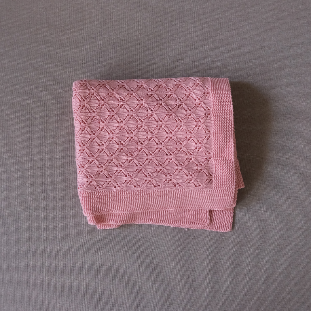 Manta Gonzalo rosa fuerte