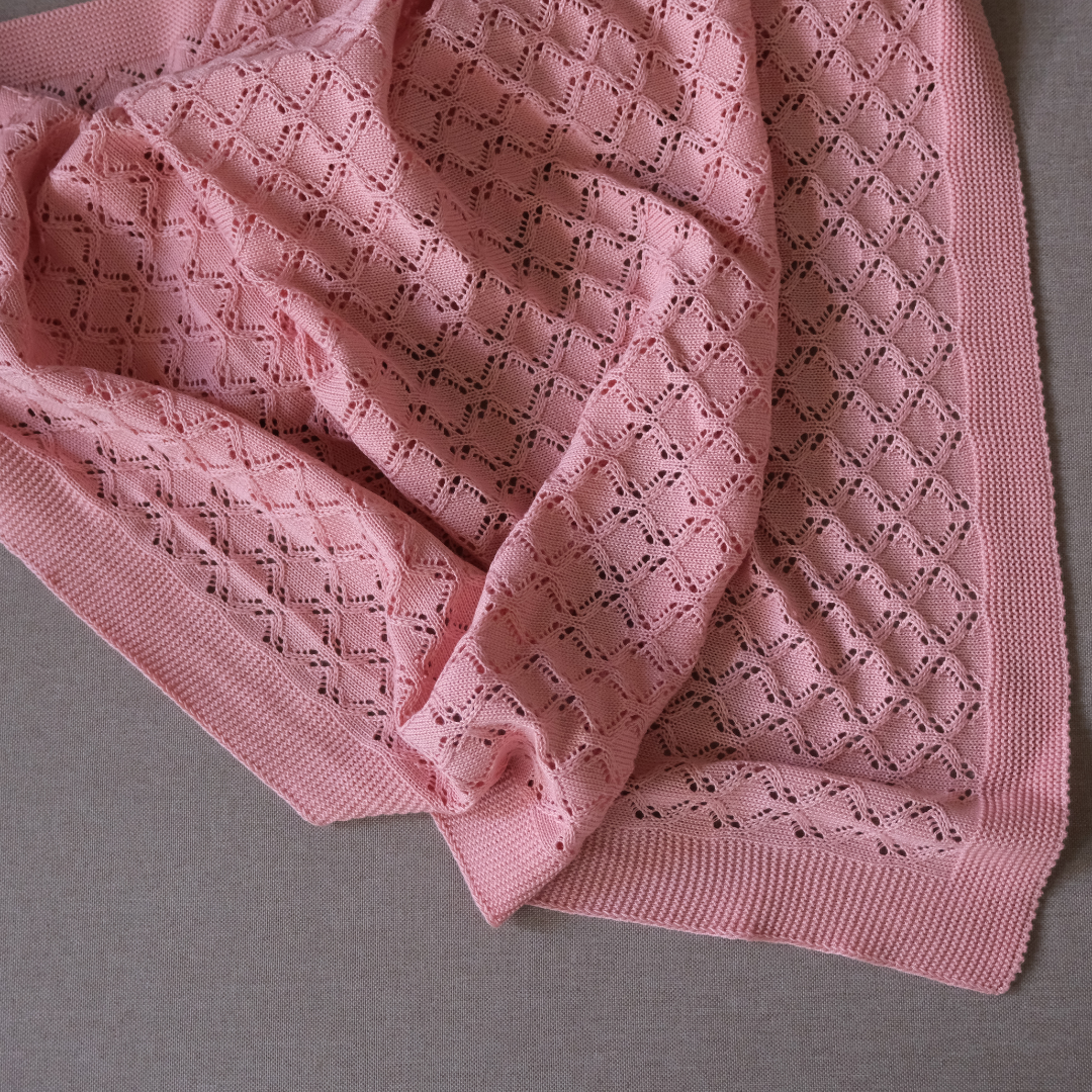 Manta Gonzalo rosa fuerte