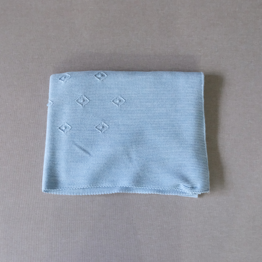 Manta Cas azul pastel