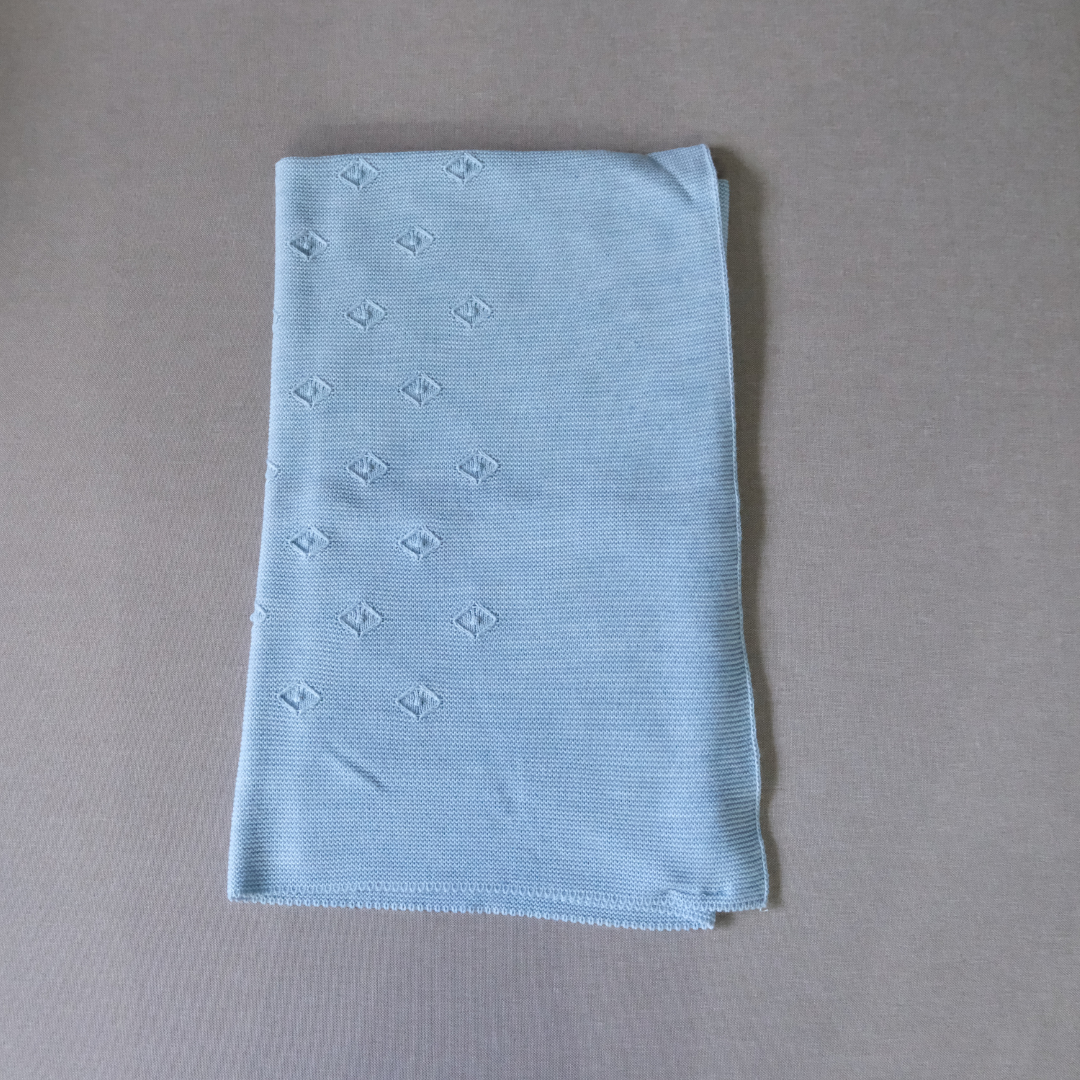 Manta Cas azul pastel