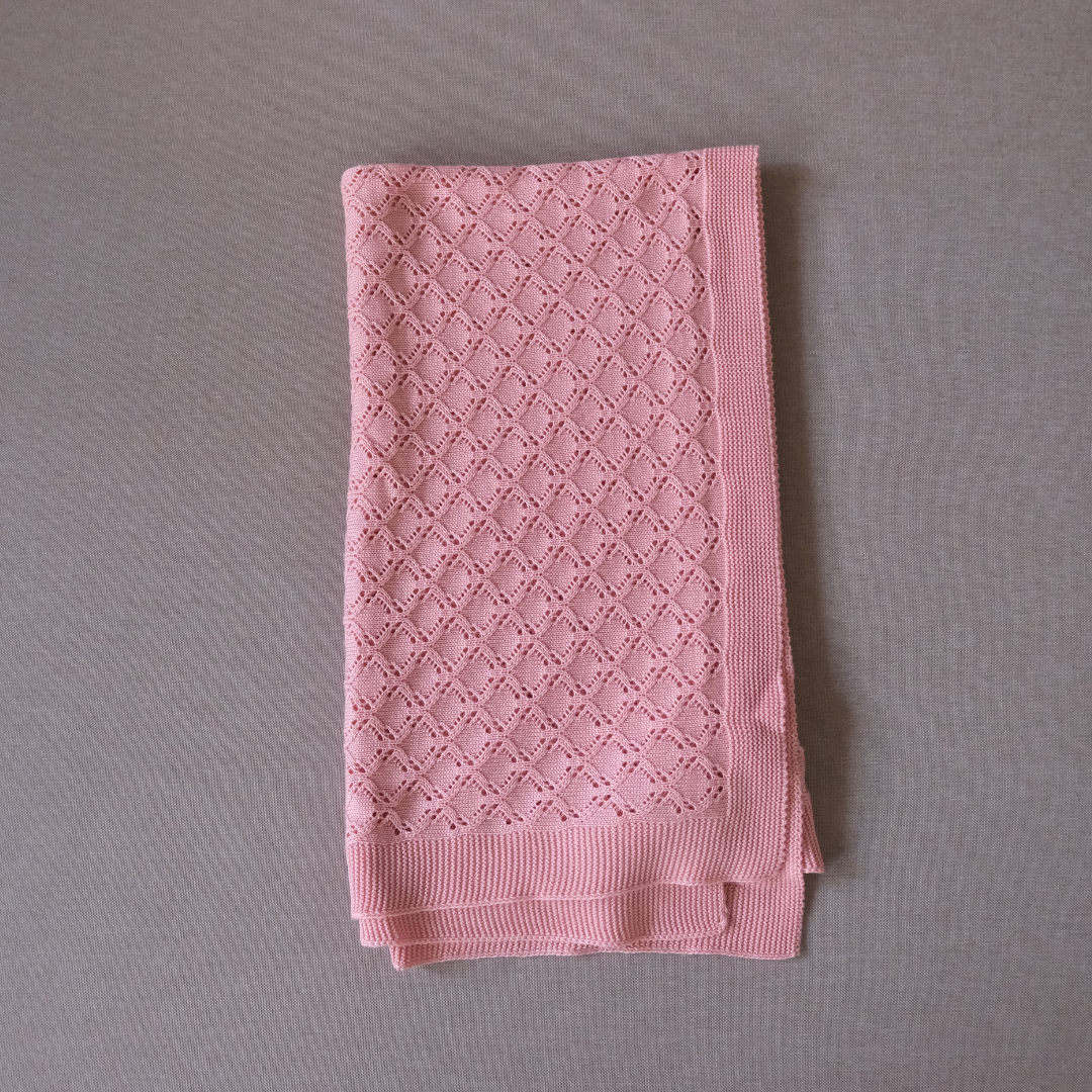 Manta Gonzalo rosa fuerte