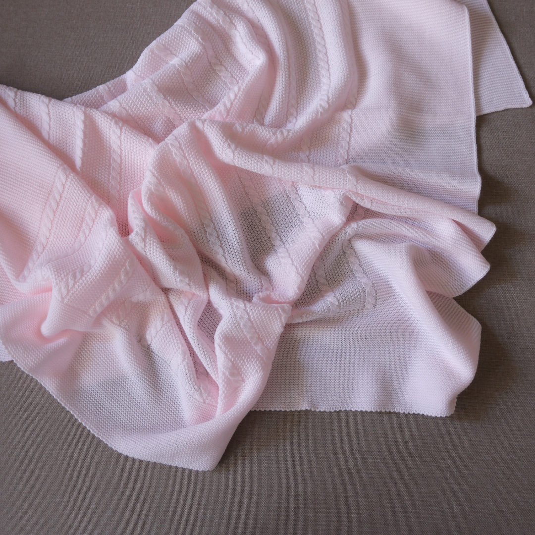 Manta Fer rosa bebé