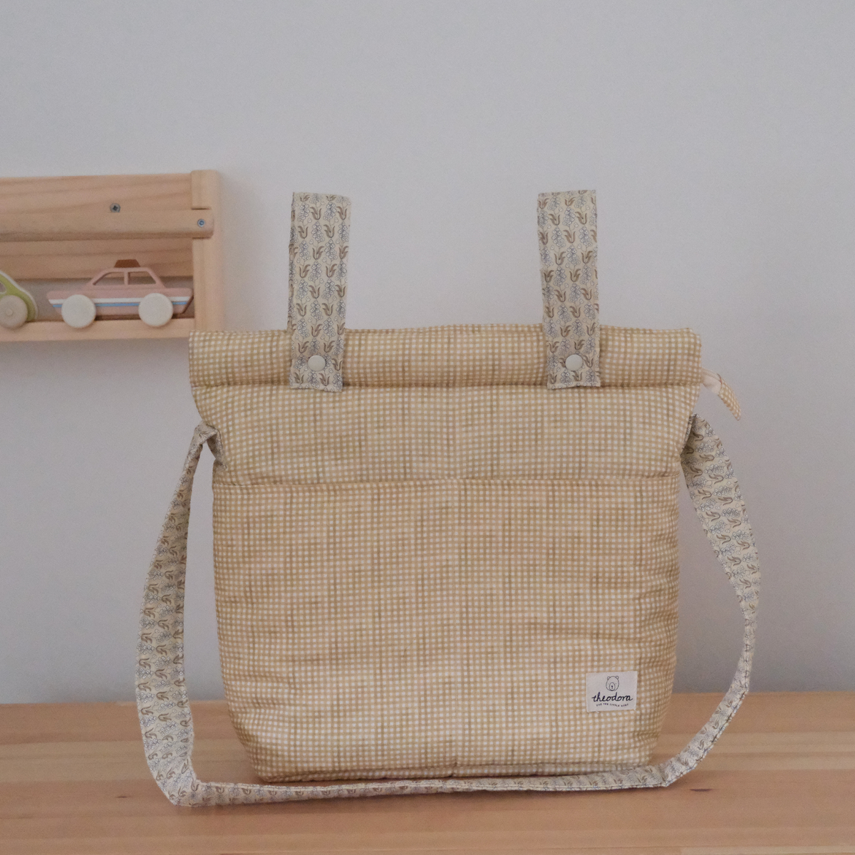 Bolsa para carro grande vichi amarillo