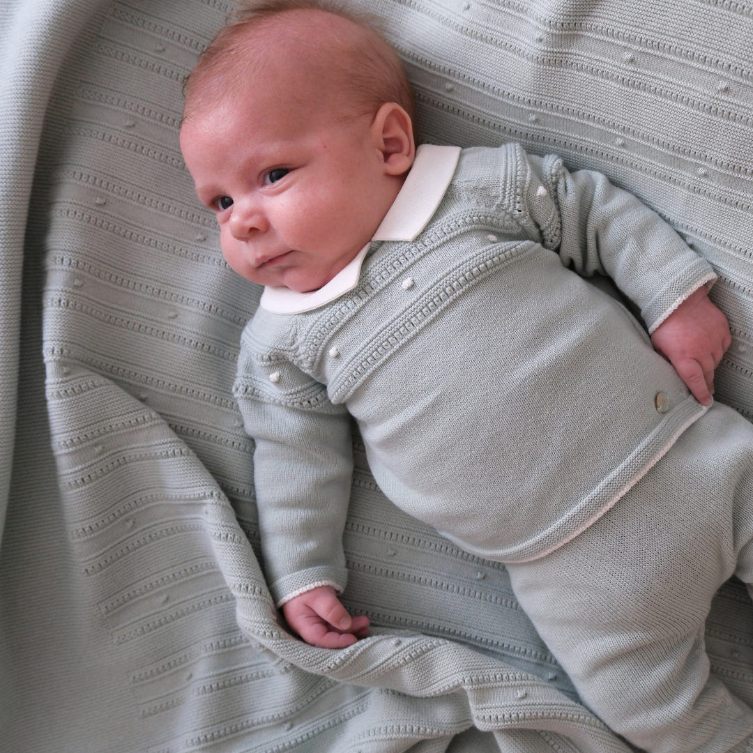 Conjunto punto Niagara verde