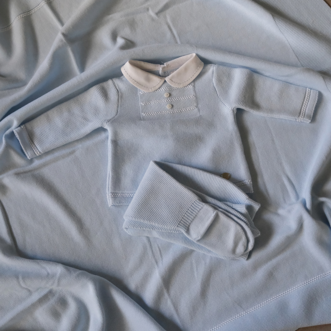 Conjunto punto Edmonton azul