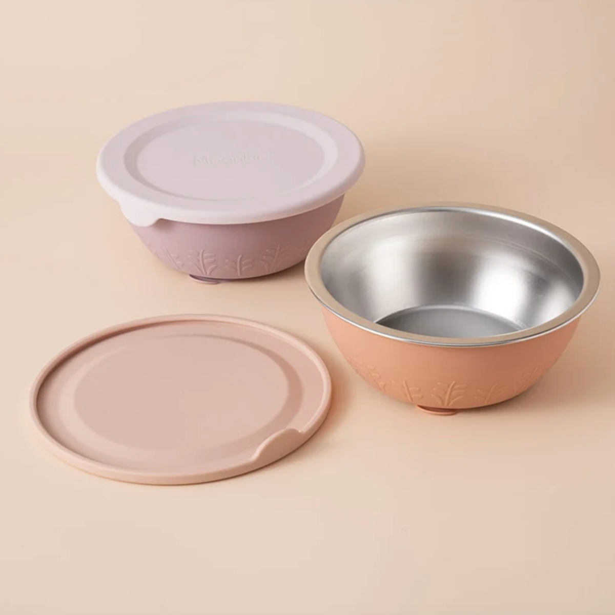 Set platos acero inoxidable (2pack)