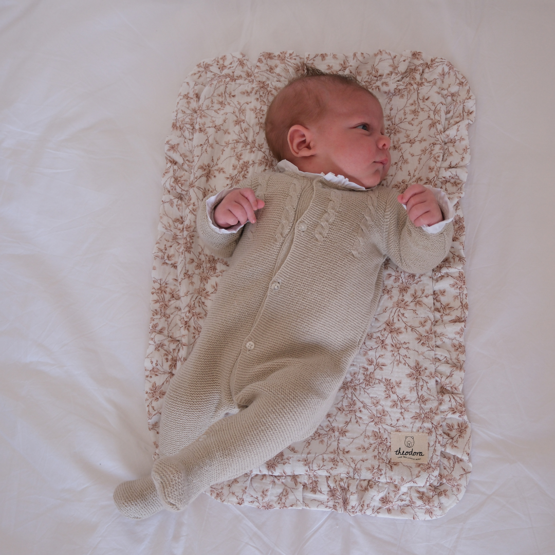 Salvababas flores rosas