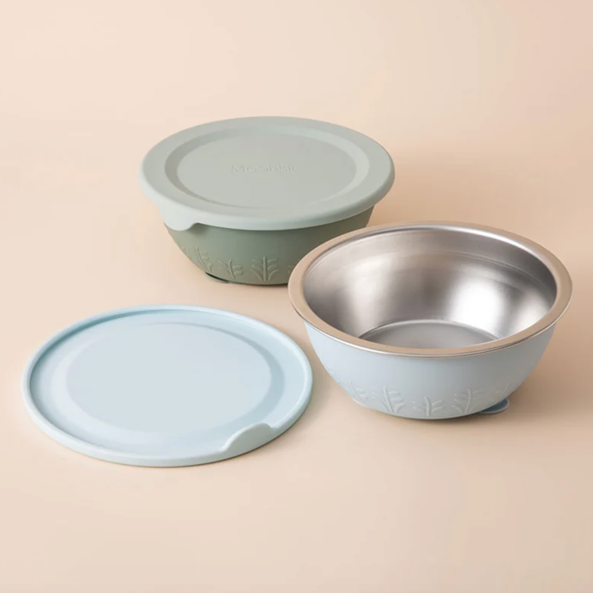 Set platos acero inoxidable (2pack)