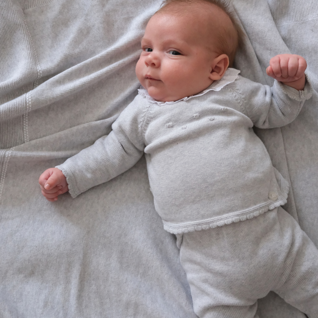 Conjunto punto Calgary gris