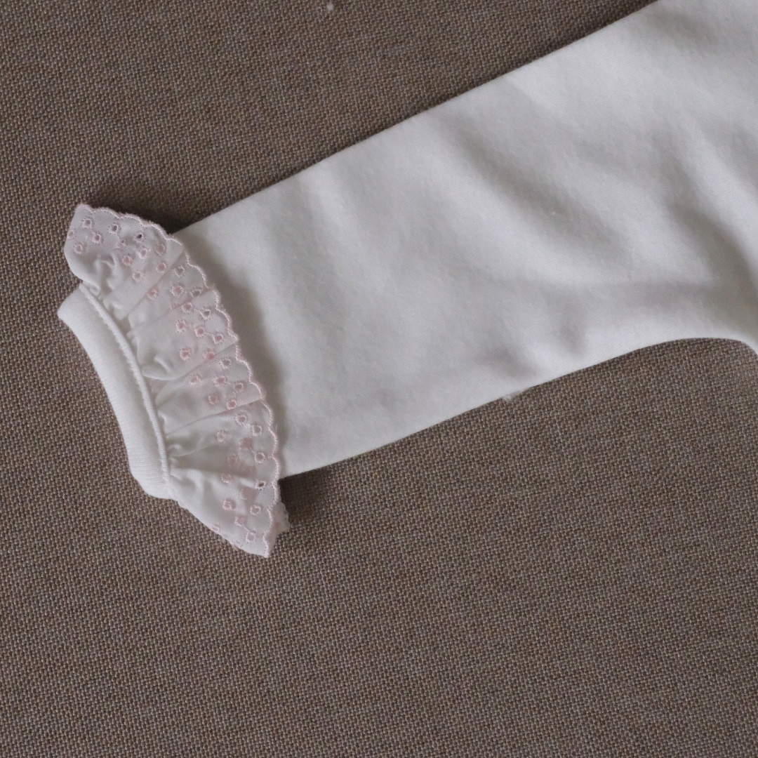 Cuello olán rosa ML