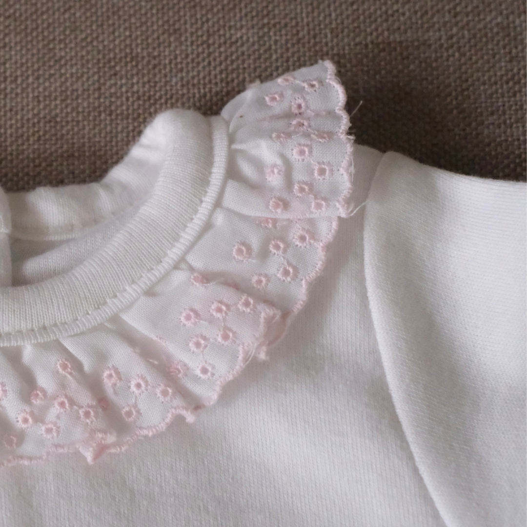 Cuello olán rosa ML