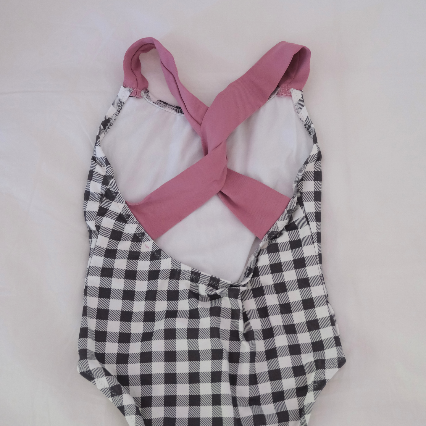 Traje de baño cuadritos