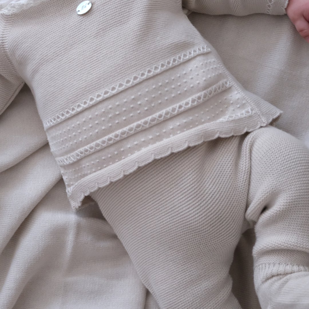 Pack regalo Winnipeg beige  (conjunto + toquilla)