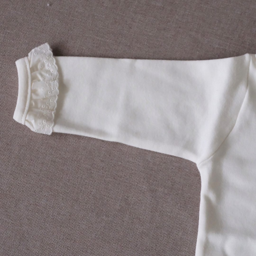 Cuello olán color crema ML