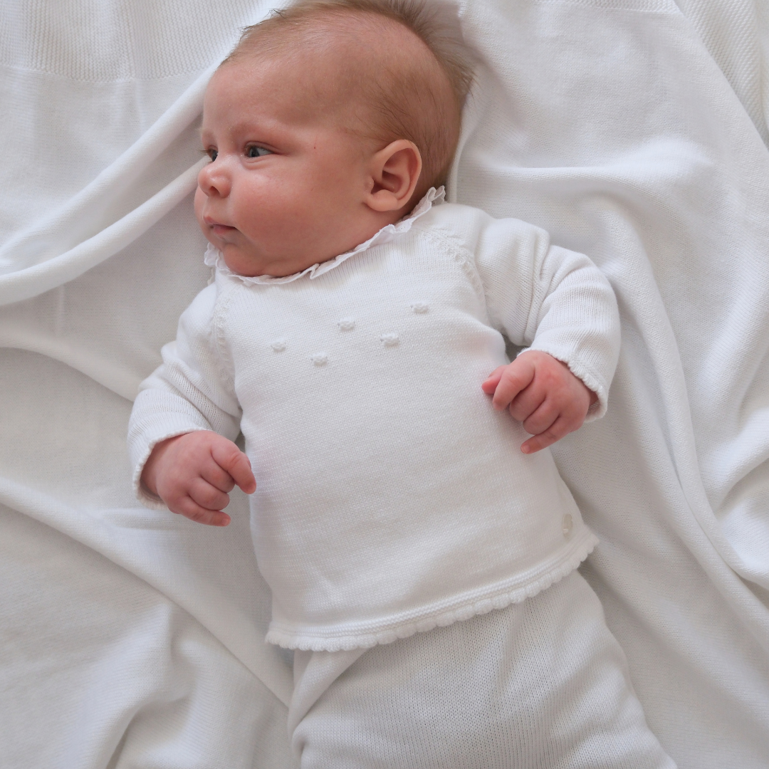 Conjunto punto Calgary blanco