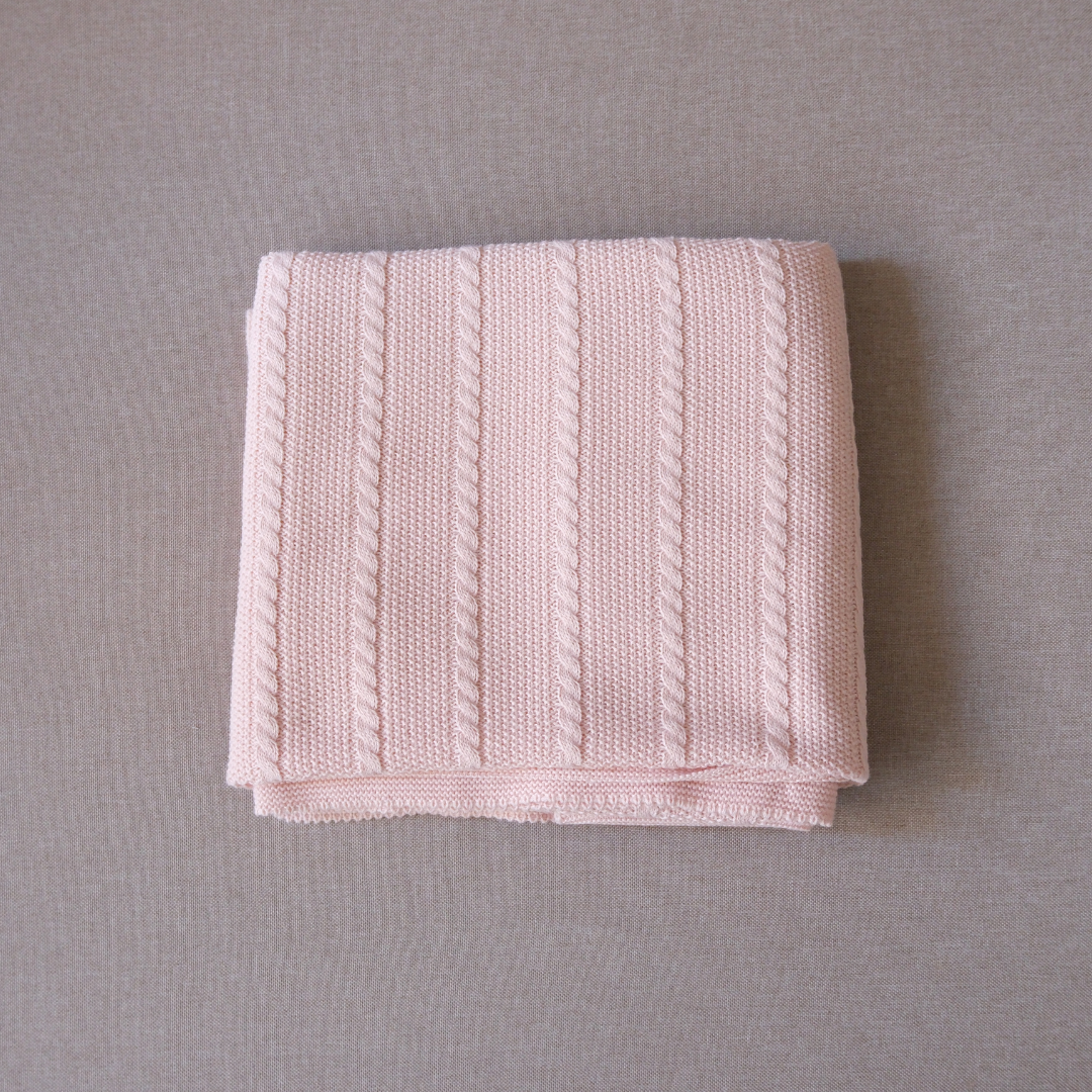 Manta Fer rosa pastel
