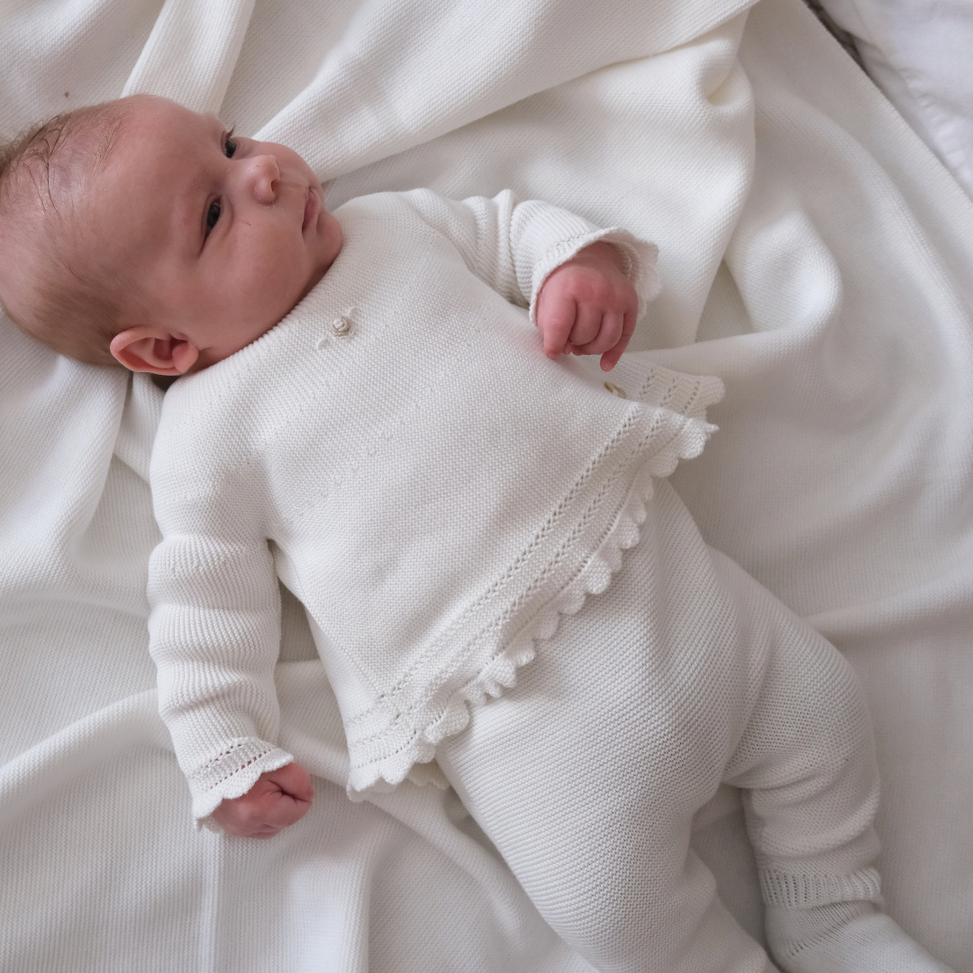 Conjunto punto Montreal ivory