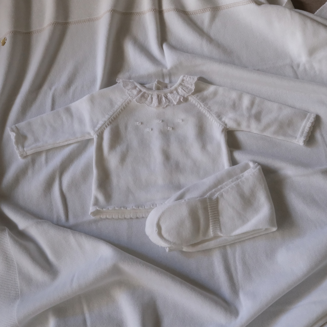 Conjunto punto Calgary blanco