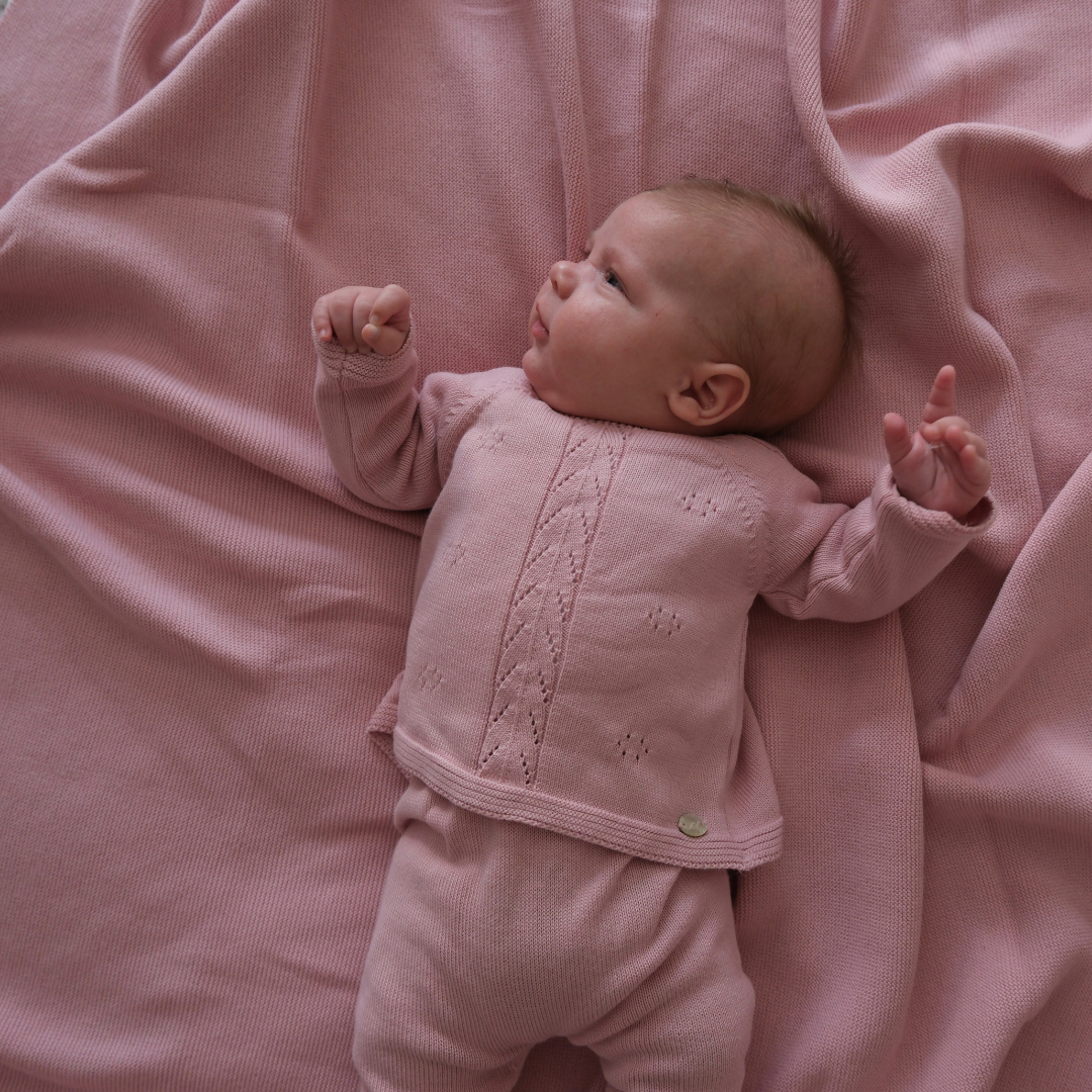 Conjunto punto Toronto rosa