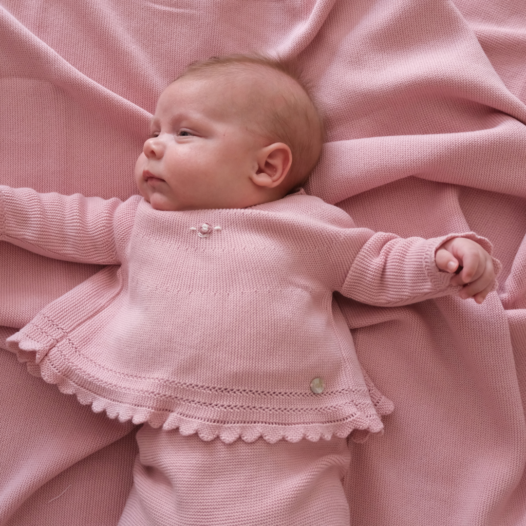 Conjunto punto Montreal rosa