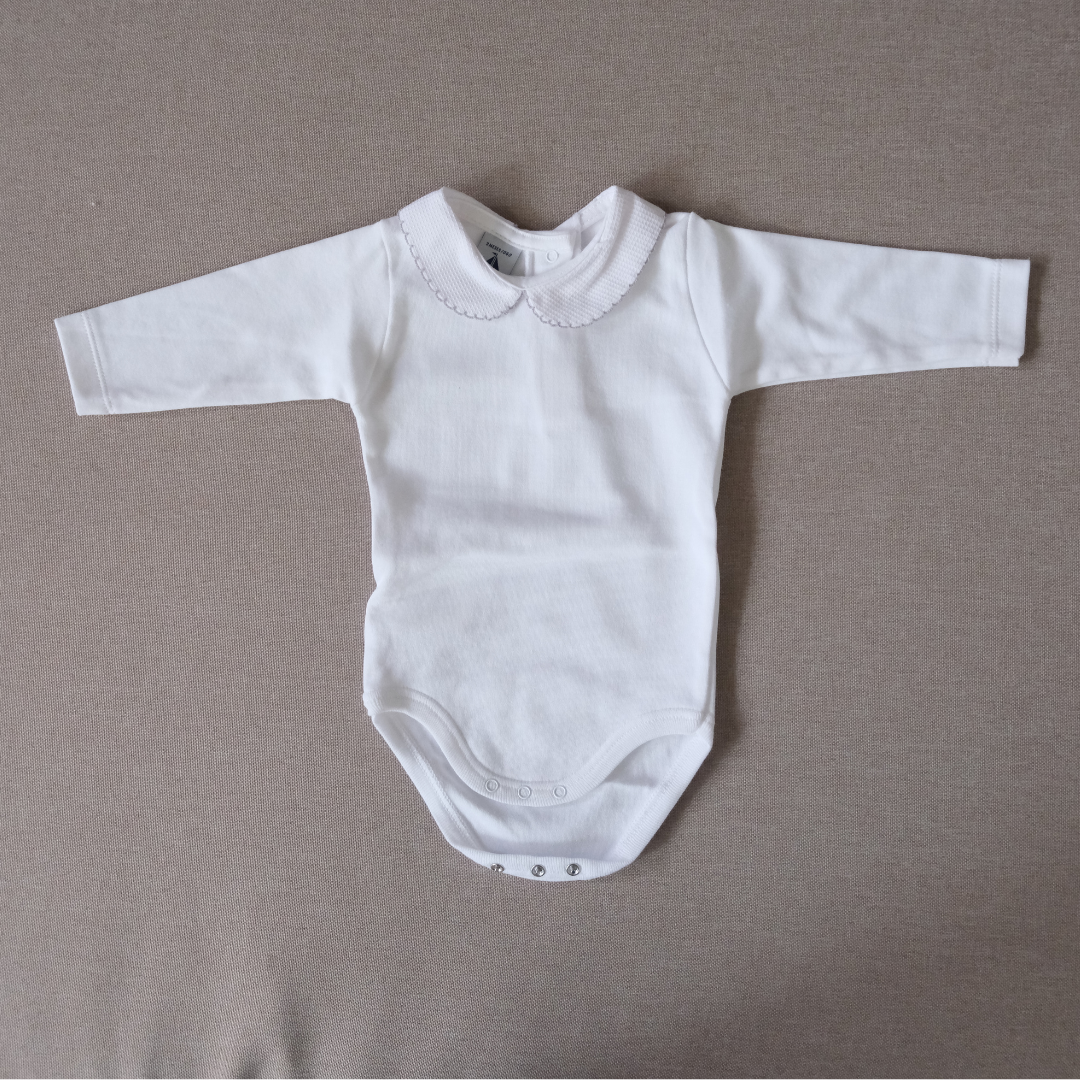 Cuello piqué gris ML