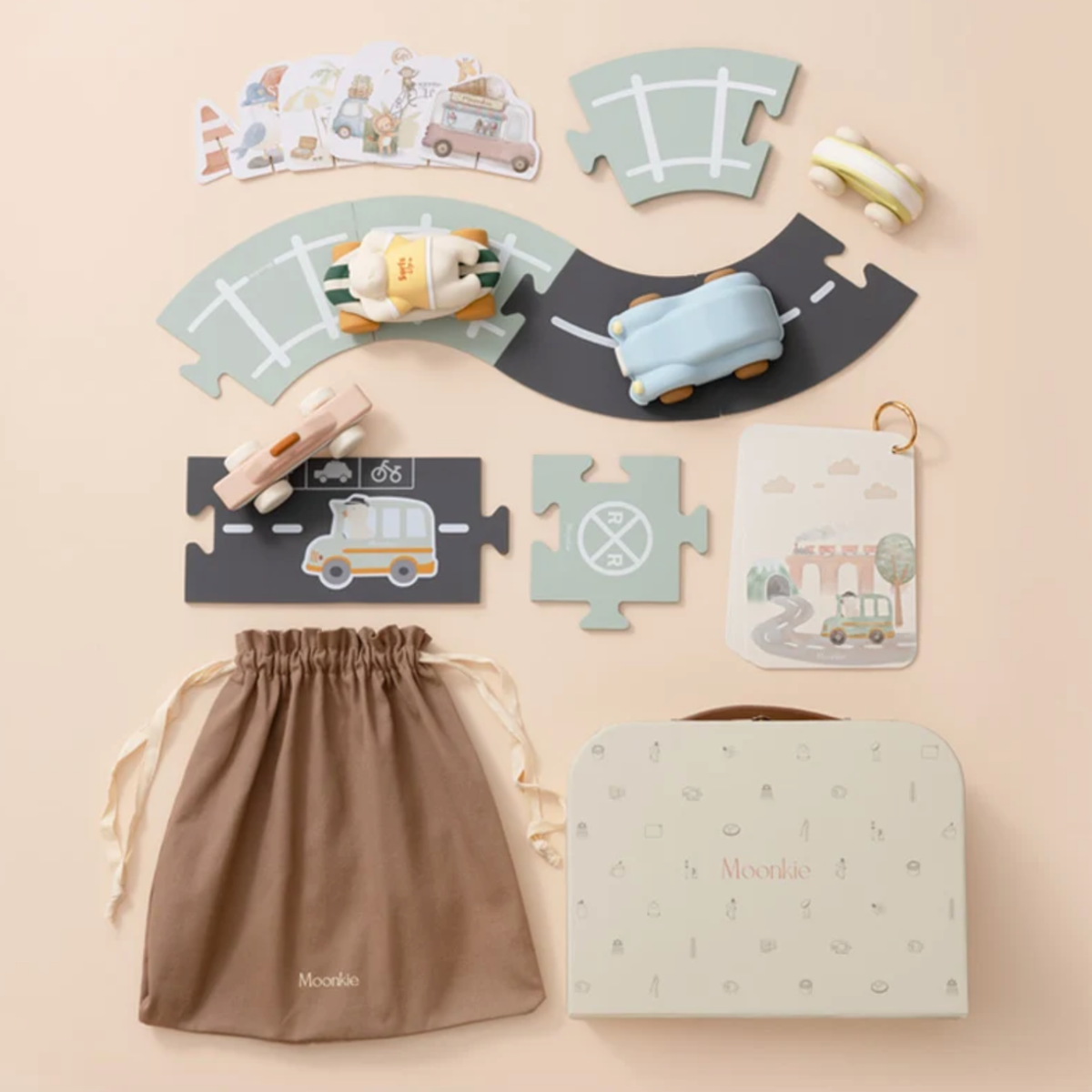 Set juego cochecitos + pista