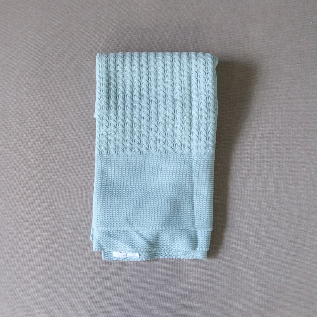 Manta Ignacio verde menta