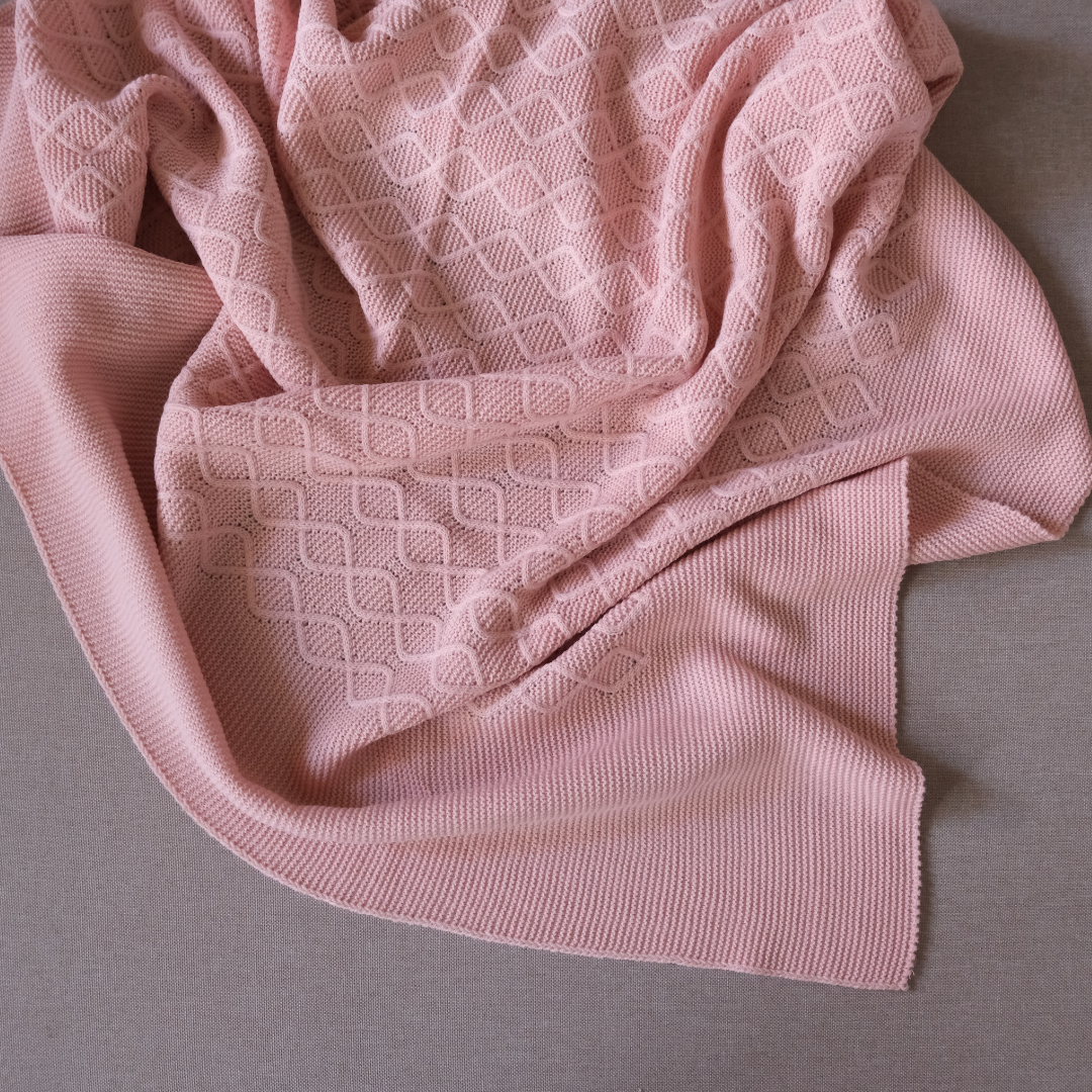 Manta Ana rosa empolvado