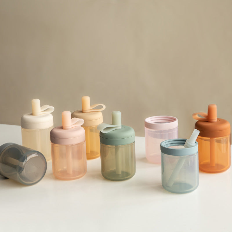 Vaso entrenador con popote