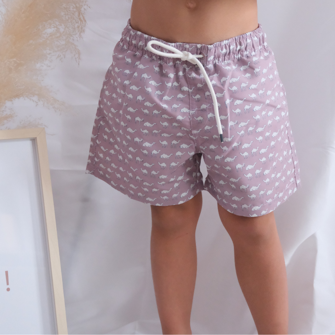 Traje de baño camello