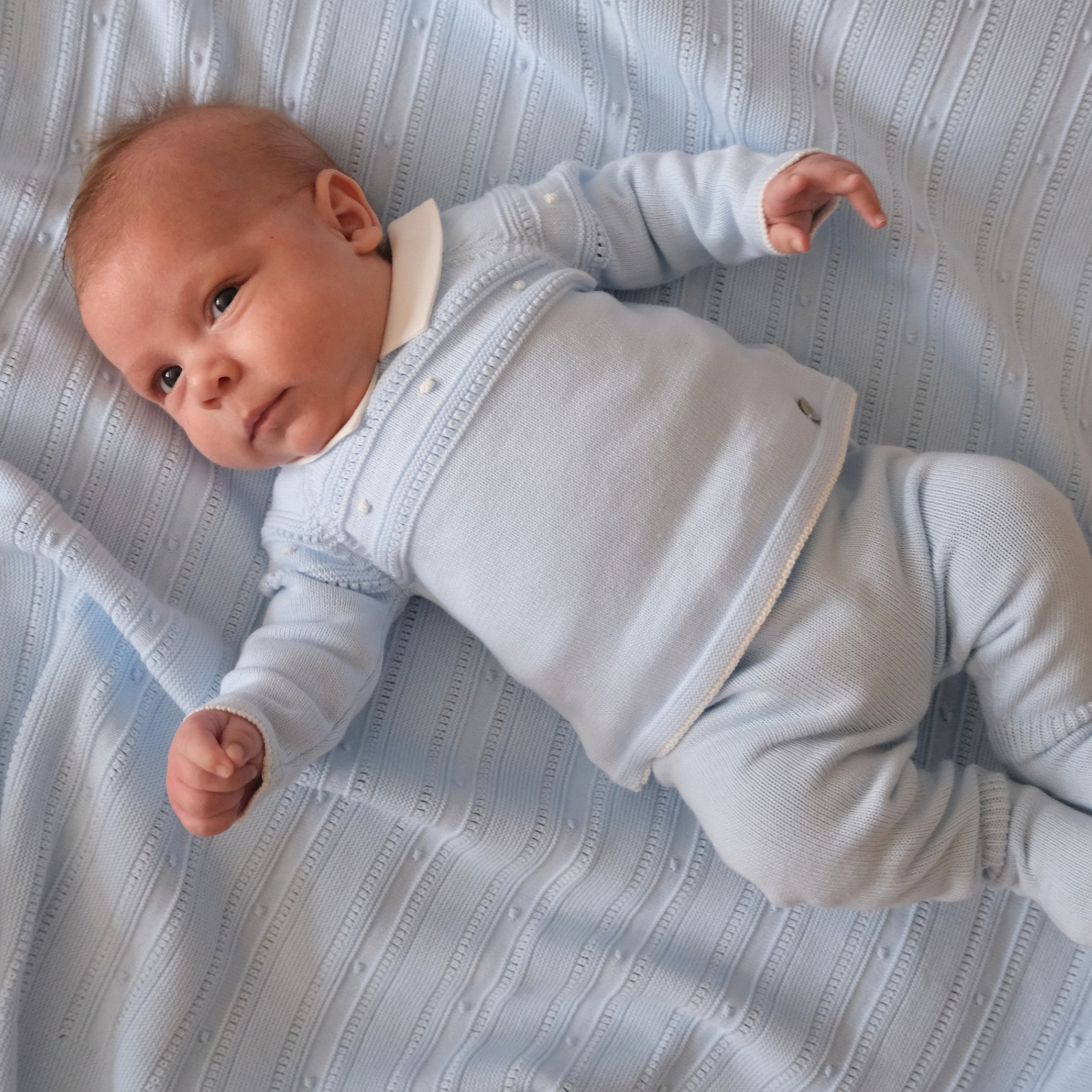 Conjunto punto Niagara azul