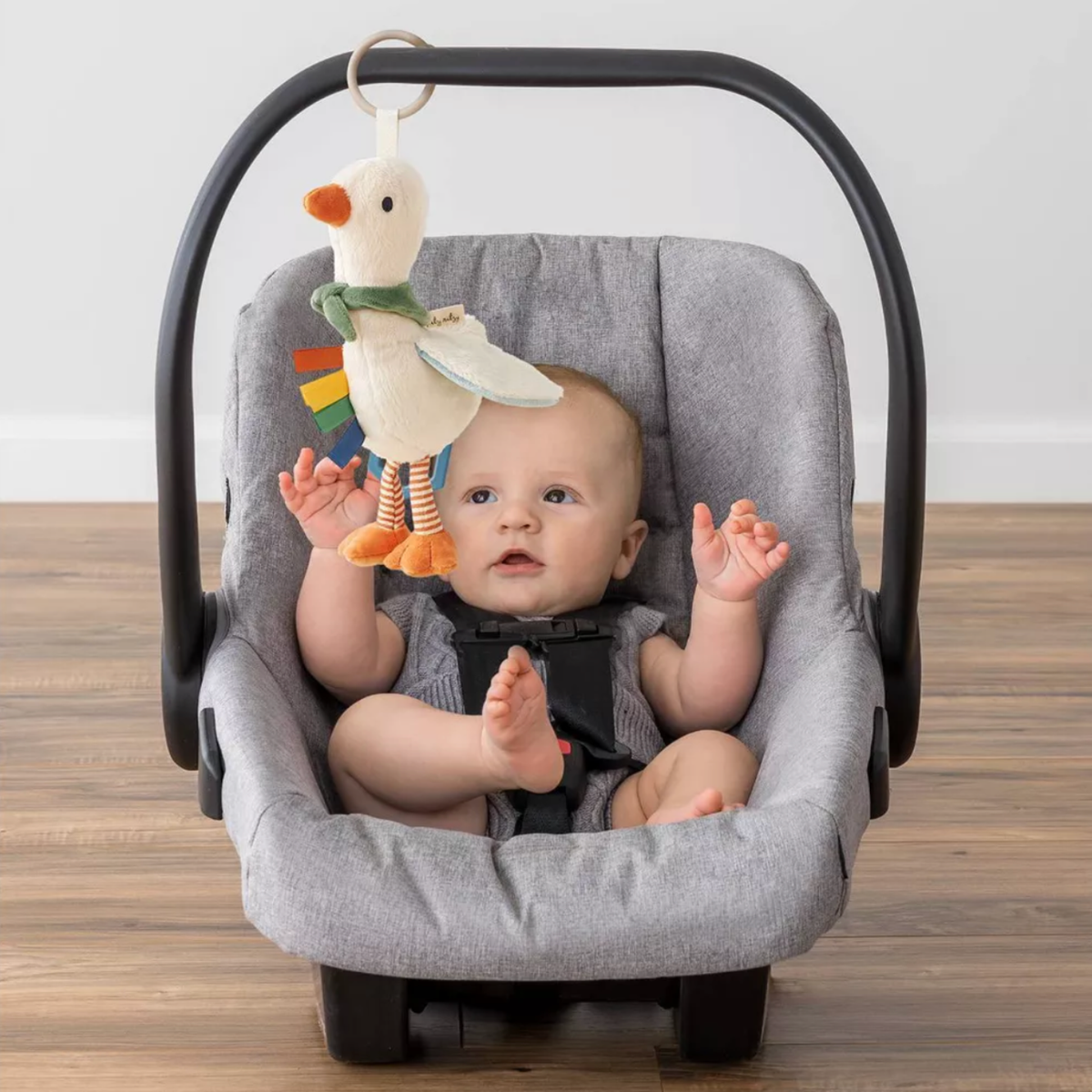 Peluche pato sensorial