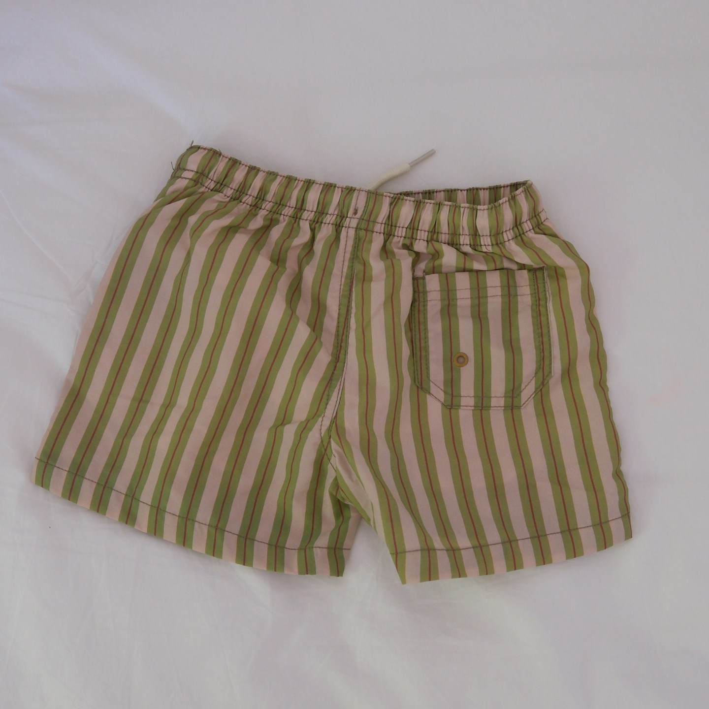 Traje de baño rayas verdes