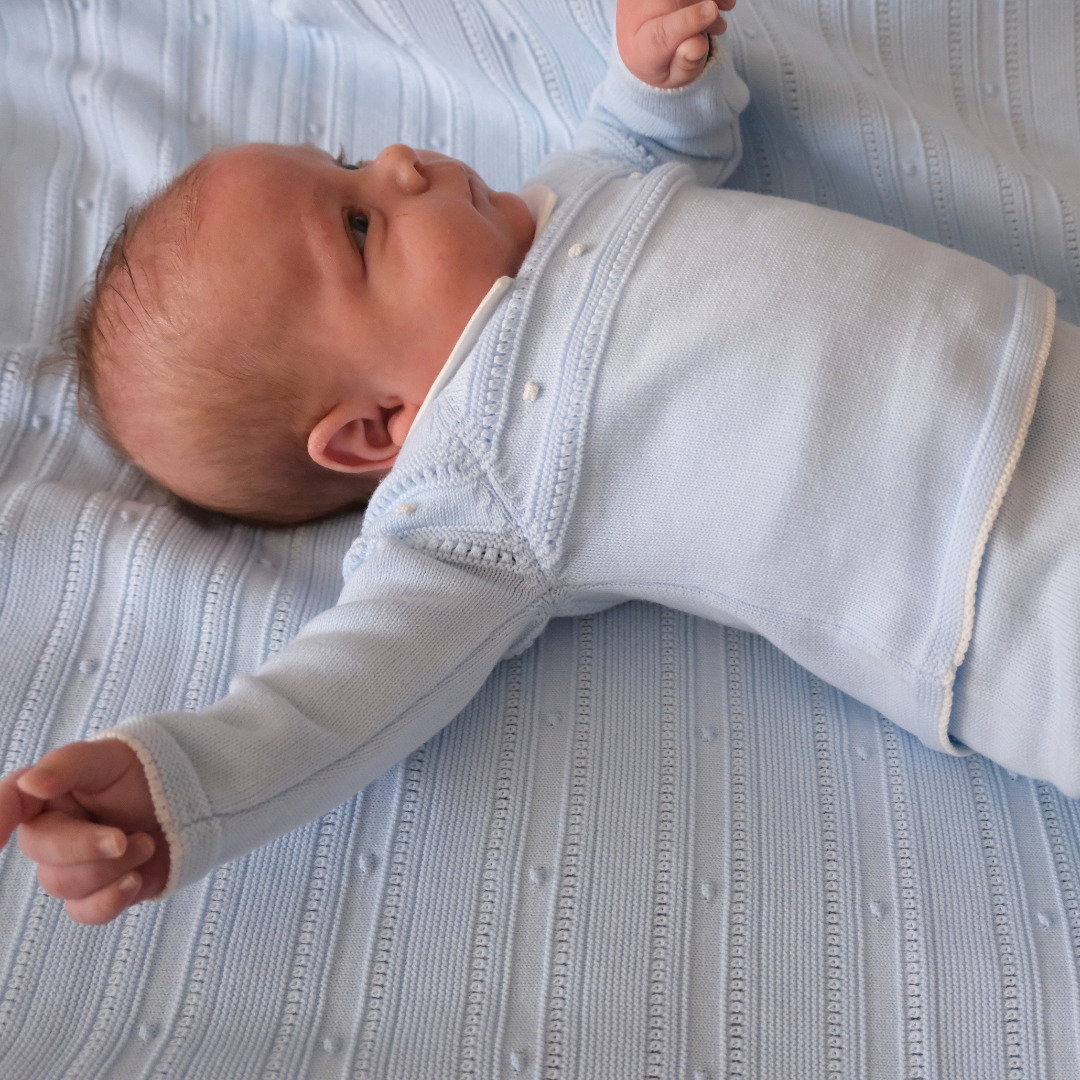 Conjunto punto Niagara azul