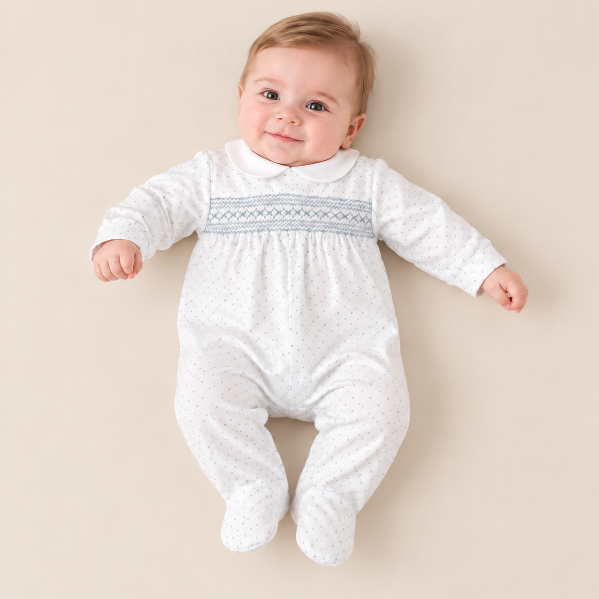 Pijama nido de abeja niño