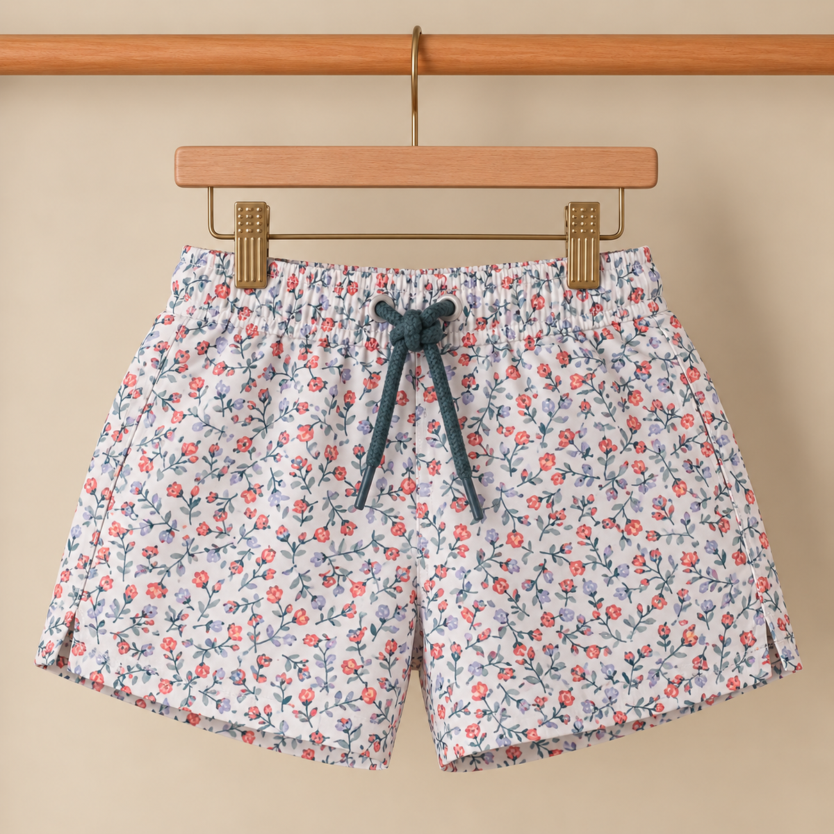 Traje de baño flores colores