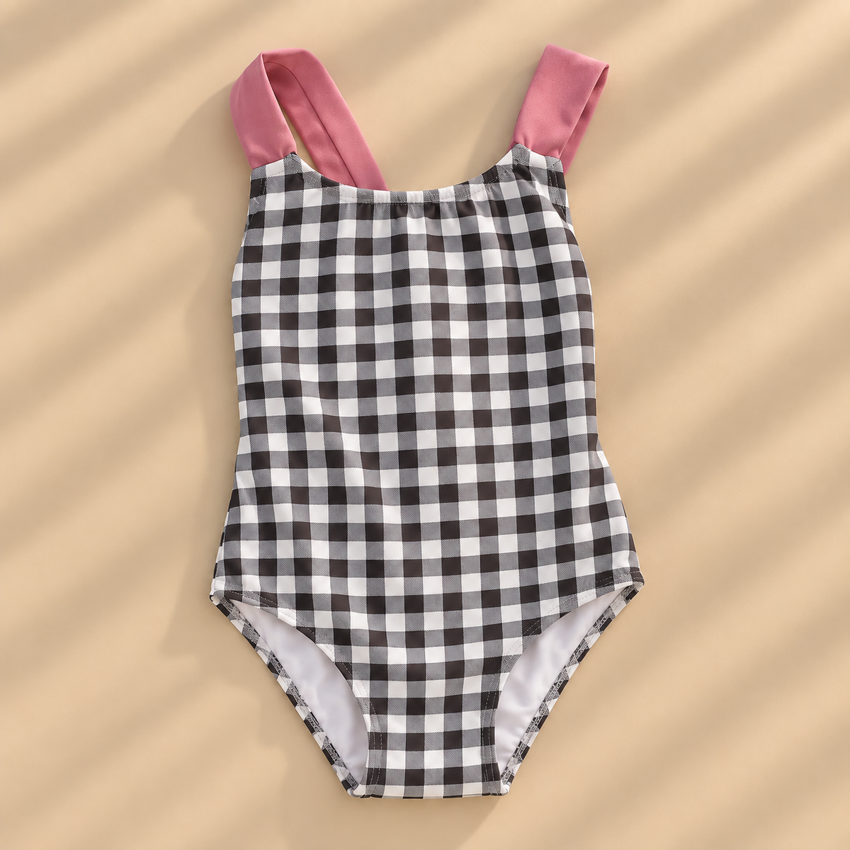 Traje de baño cuadritos